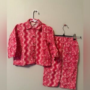 Parterre Pink Kids Pajamas Set